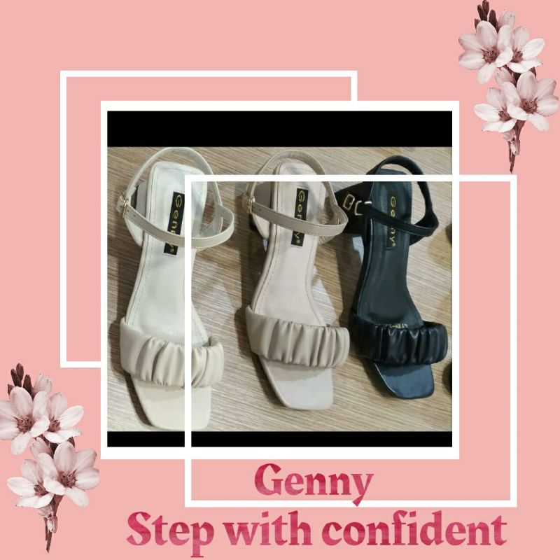 Sendal heels genny, genny sendal heels
