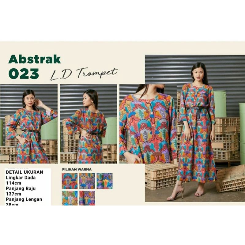 DASTER BATIK KUDA MAS ORIGINAL LONG DRESS KMA-23