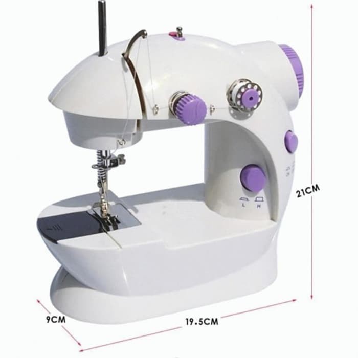 SHENAR,MESIN JAHIT MINI(Sewing Machine)/MESIN PORTABLE/MESIN JAHIT ADA LAMPU/PERALATAN KECIL RUMAH