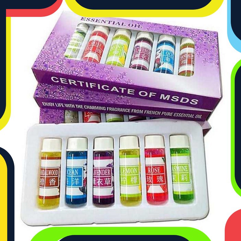 Bayar Ditempat LANBENA Essential Oils Aromatherapy Diffusers 5ml Mixing 6 PCS - 3544