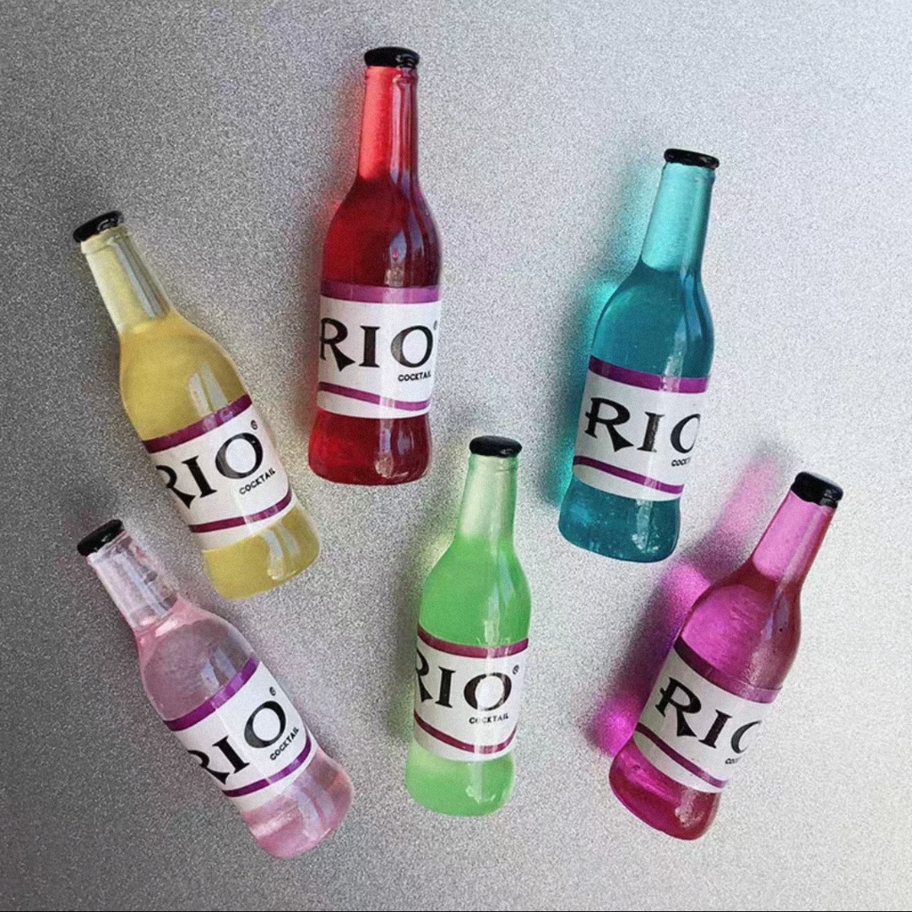 Zerolimit - Gantungan kunci Korea Miniatur Minuman Botol Minuman Murah