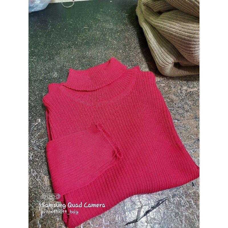 SWEATER TURTLE ANAK | SWEATER RAJUT KERAH TINGGI ANAK | BISA COD |GESER UNTUK REAL PICT