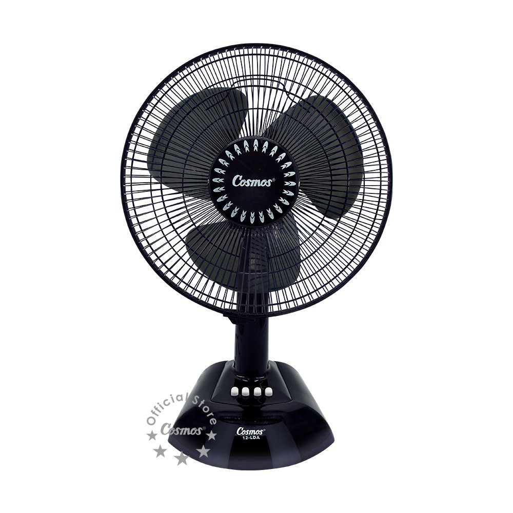 Cosmos 12LDA – Desk Fan 12 inch Black Elegant