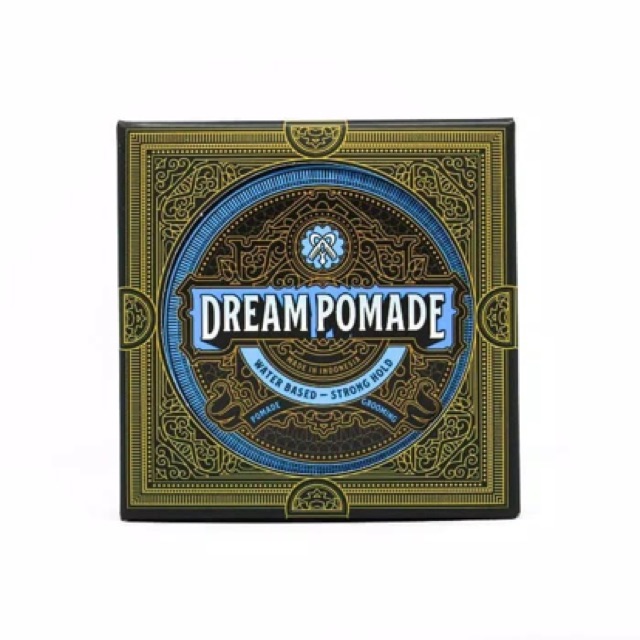 [BPOM] DREAM POMADE BLUE WATERBASED STRONG HOLD FREE SISIR SAKU