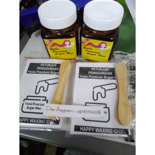Yesla Premium Sugar Wax FREE BUBBLE WRAP TEBAL