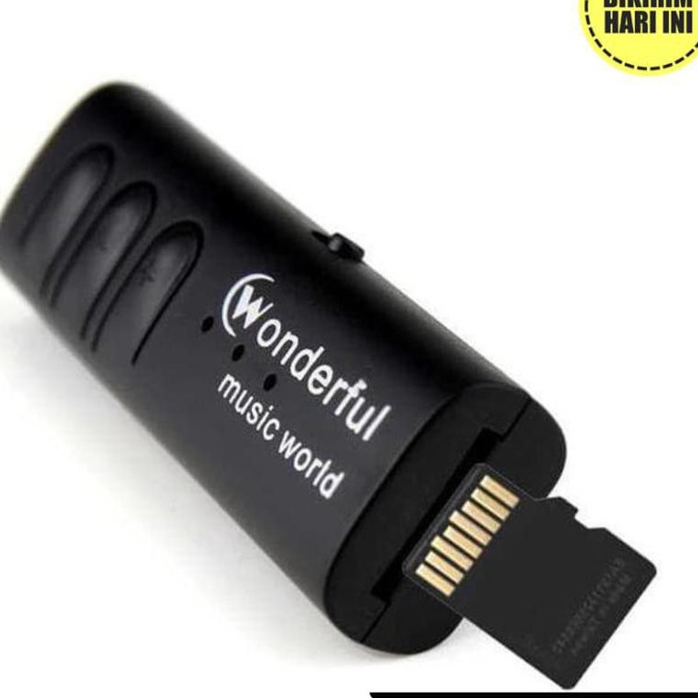 KC853 ADS DAONO WONDERFUL CLIP MINI MP3 PLAYER ZHKUBDL HITAM Grab Medan