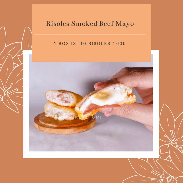 

Risoles smoked beef mayo isi 10