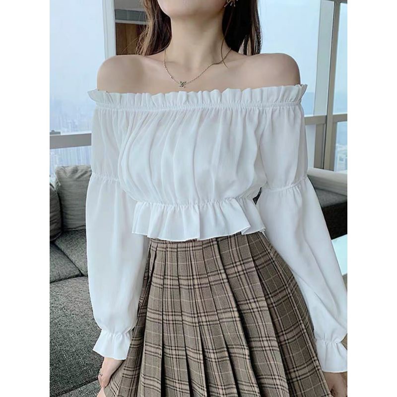 baju atasan sabrina/KOREAN BLOUSE SABRINA/ ATASAN WANITA