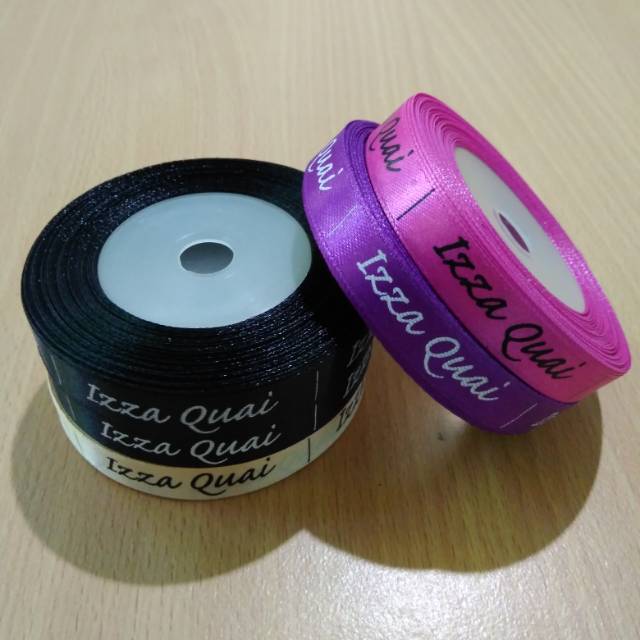 

Label pita satin 1.3 cm