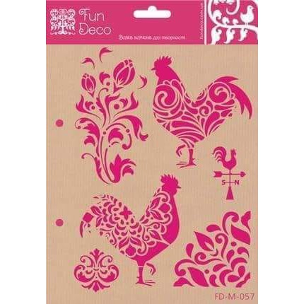 

Fun Deco Stencil ~ FDM057