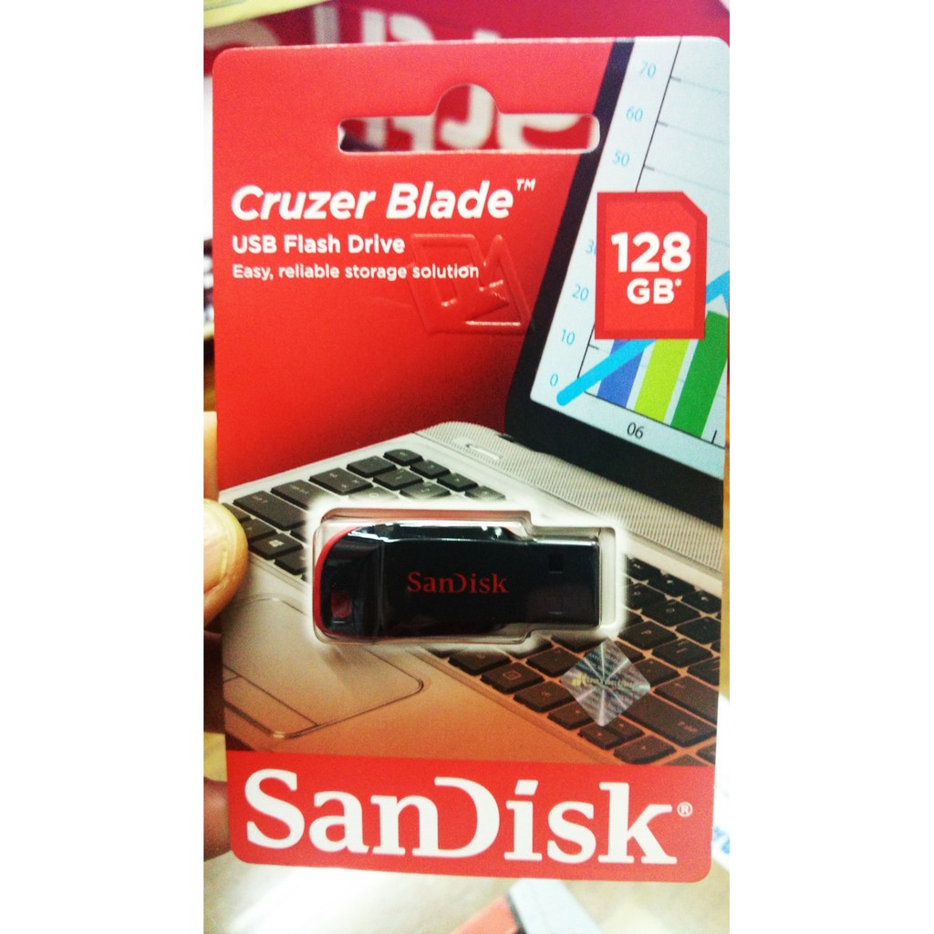 Sandisk Flashdisk 128gb Cruser Blade CZ50 USB