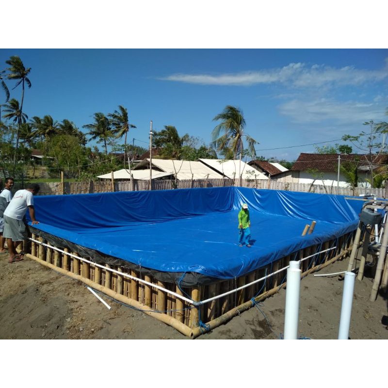 custome order - kolam terpal orchid 10x3.5x1.2 kirim banjarbaru