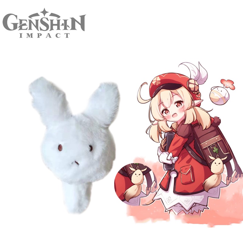 20cm Game Genshin Impact Klee Dodoco Cosplay Cartoon Soft Plush Toys Doll Figure Gifts Kids Prop