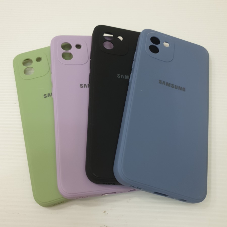 SAMSUNG A03 A32 4G A52S 5G A52 A52 5G A72 A72 5G CASE SILKY BLUDRU SOFTCASE LOGO SILIKON WARNA KARET FINISH MATTE CASING COVER