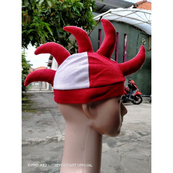 TOPI TIMNAS GARUDA / PERSIS SOLO / DELTRAS / TOPI KARNAVAL PENTAS MERAH PUTIH