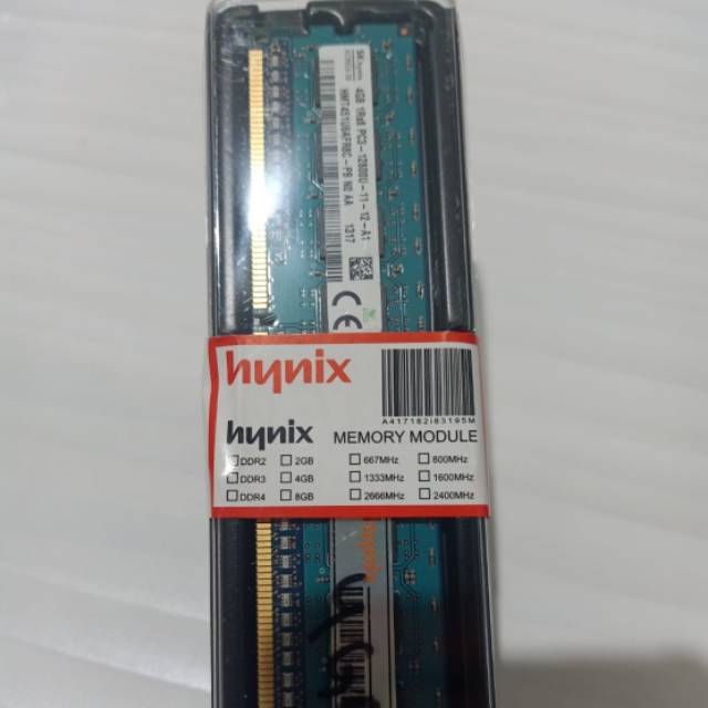 RAM HYNIX LONGDIMM DDR3 4GB PC12800