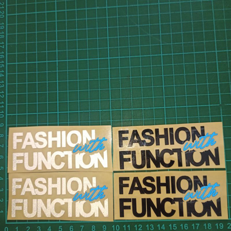 Sticker Cutting Fashion with function