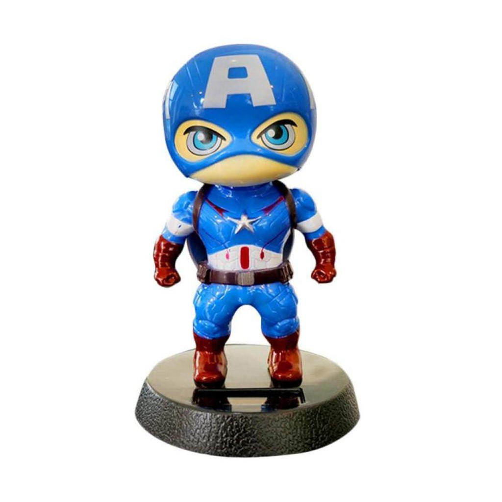 Promo Terbaru! PAJANGAN DASHBOARD MOBIL CAPTAIN AMERICA BONEKA FIGURE MINIATUR