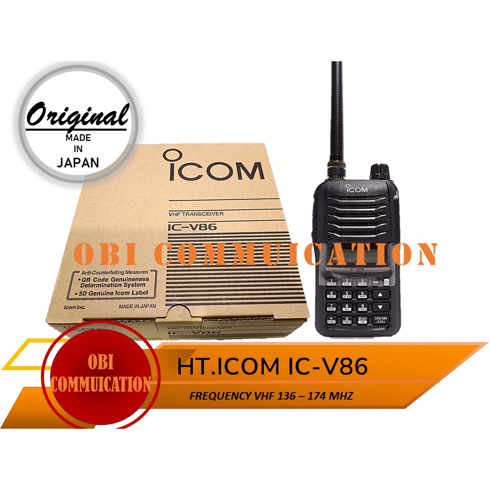 HT ICOM IC-V86 POWER 7WATT ORIGINAL JAPAN