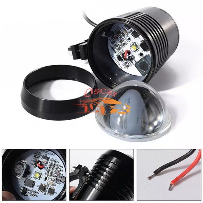 Lampu Sorot Tembak LED Projie Projektor U5/U1  Putih Cree Lampu Motor