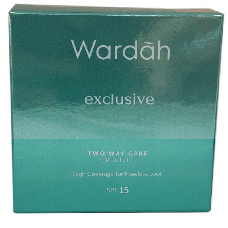 Wardah Refill Exclusive Two Way Cake 12 g / 01 Sheer Pink / 02 Light Beige / 03 Sandy Beige / 04