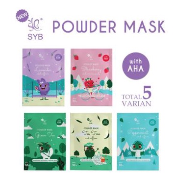 * NCC * Syb Naturgo Peel Off Topeng Mask Dan Powder Bubuk Natur90 Masker Wajah - Netto 10 gr