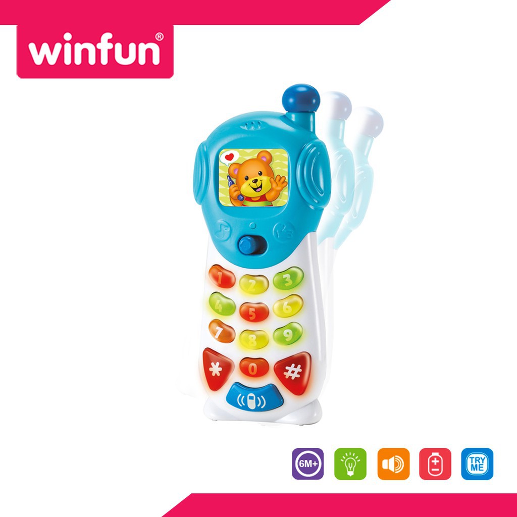 WINFUN LIGHT UP TALKING PHONE 0619 - NL / W000619