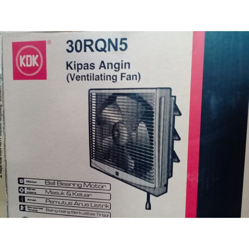 Exhaust Fan KDK 30 RQN5 Dinding 12&quot; inch / Heksos Dinding KDK 12inc