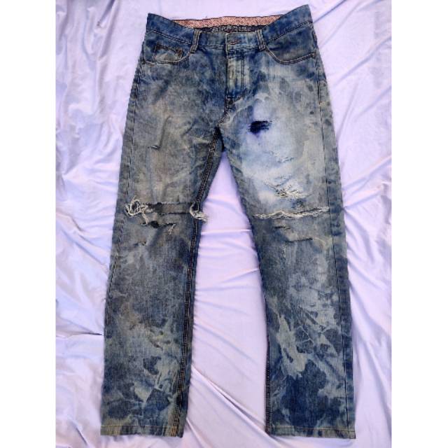 Celana Jeans Burberry Bikers Flannels original size 34 authentic preloved bekas second