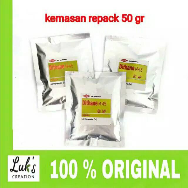 Dithane M-45 80wp Repack 50 Gr - Fungisida Pembasmi Jamur Tanaman