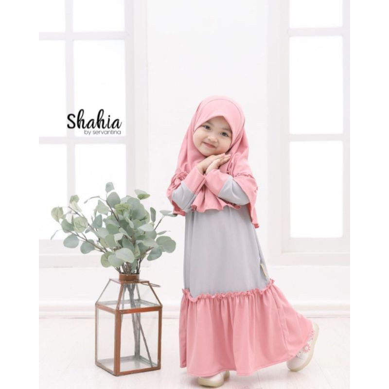 SHAHIA GAMIS ANAK / AZZAHRA ORI BY SHAHIAHIJAB / BAJU ANAK / DRESS ANAK