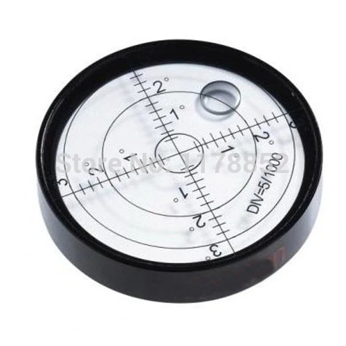 

Aluminium Case Precision Round Bullseye Spirit Bubble Surface Level for Surveying and vehicles ,