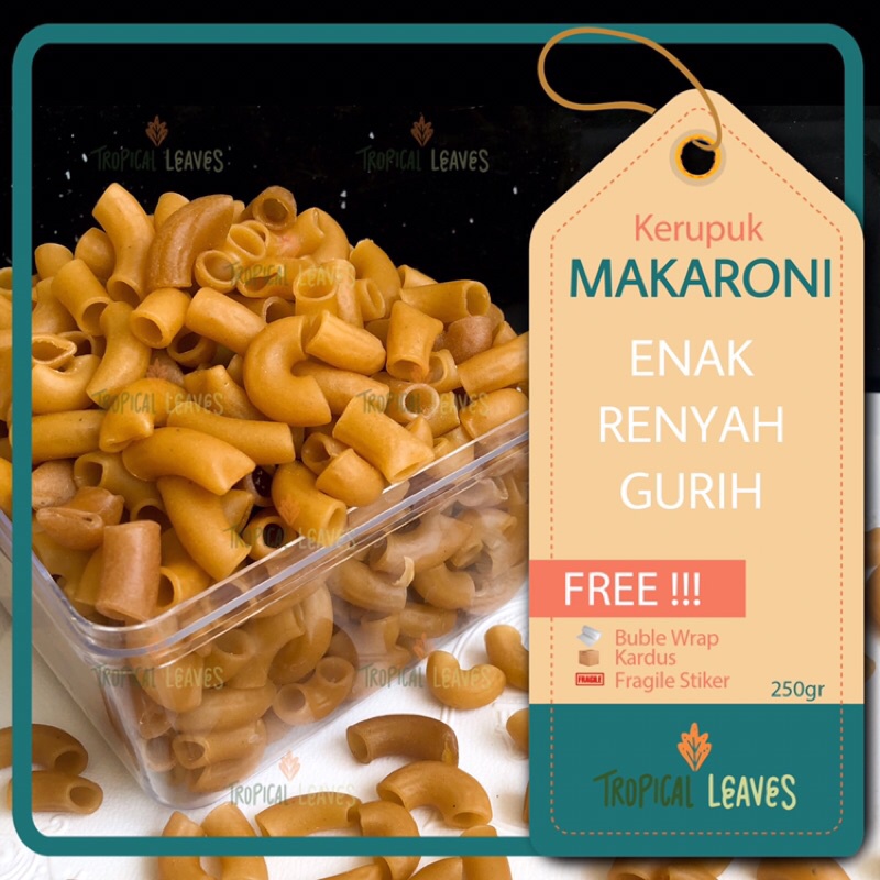 

KERUPUK MAKARONI 250 gr / KRUPUK MAKRONI / Krupuk Mentah / cemilan makroni / makaroni gurih