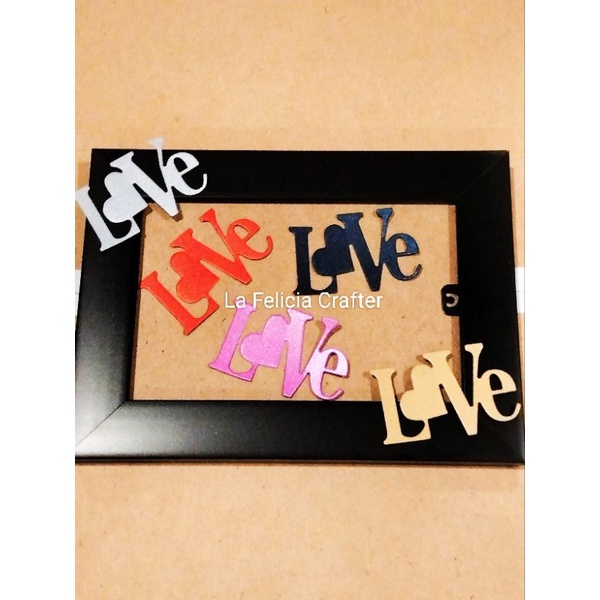 

Tulisan Love 5pcs Warna Random/Scrapbook/Journal Kit/Dekorasi/DIY/CARD