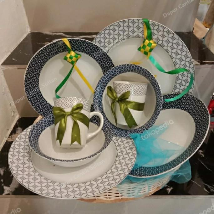 

Parcel dinner set hamper dinner set Keramik Lebaran Hari Raya Hantaran