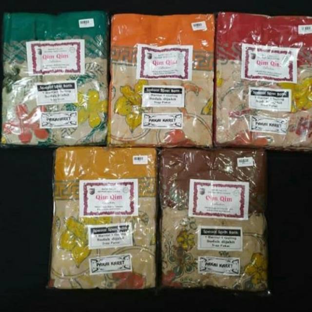 SPREI BATIK PEKALONGAN QIM-QIM DIPAN 120x200 TINGGI 20CM