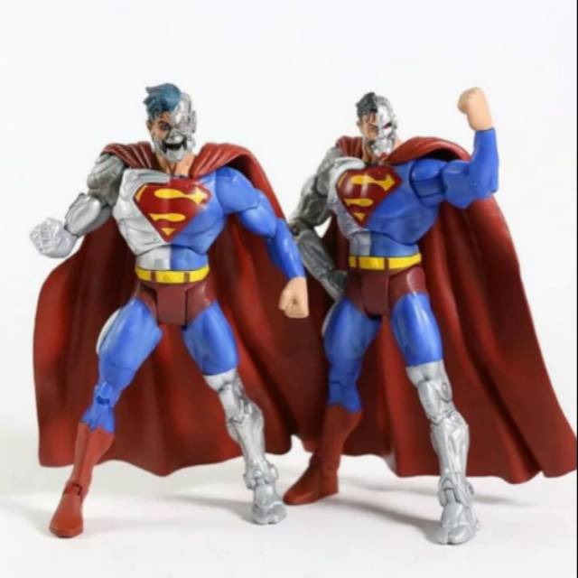 Superman figure superman cyborg set 2 bh