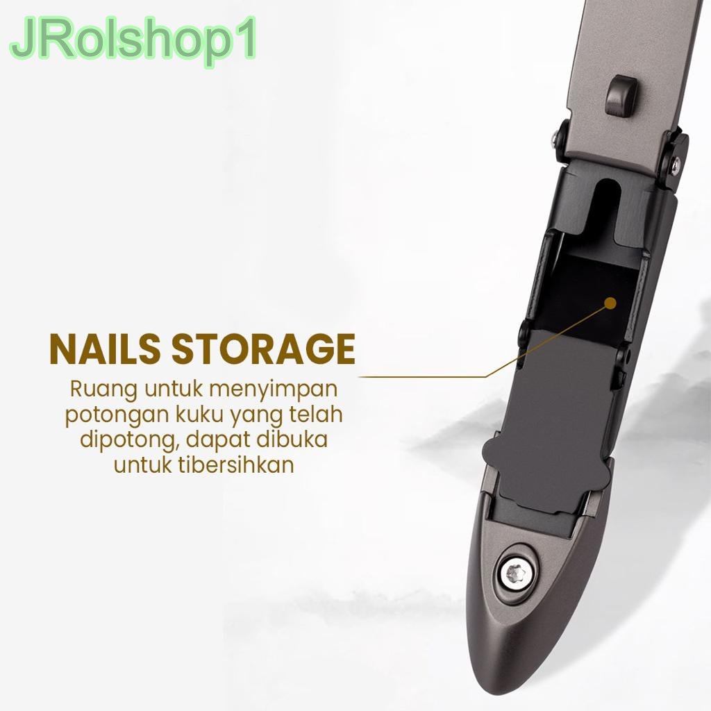 gunting kuku bahan stainless steel anti splash anti karat