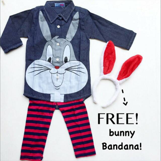 Baju Anak Tunik, Baju Anak Denim Tunik