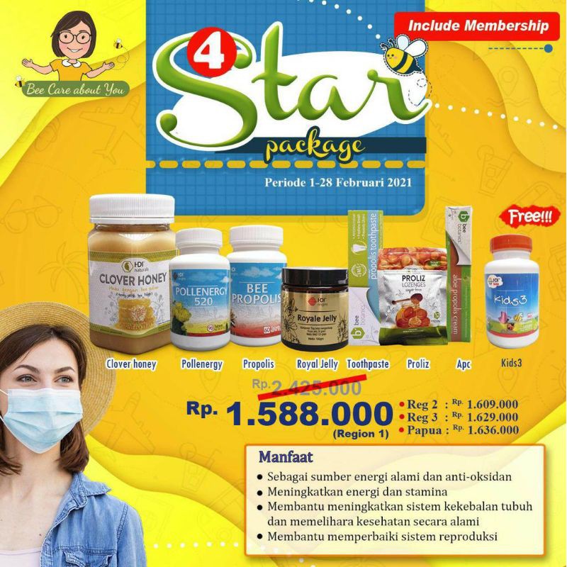 

Star Package Clover Honey