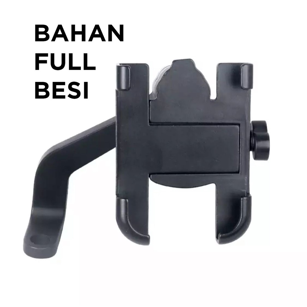 [RO ACC]NVN-CH11 HOLDER HP BESI PEGANGAN HP DI SPION MOTOR UNIVERSAL