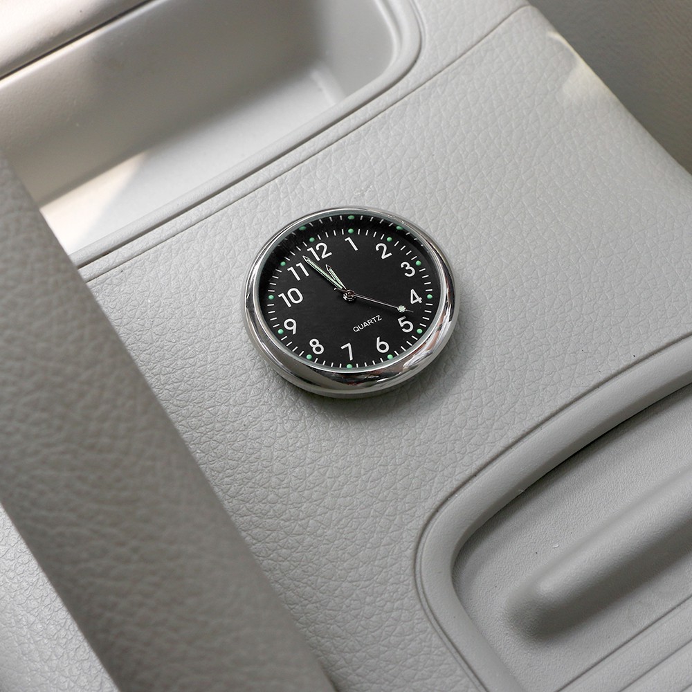 Car Dashboard Mini Analog Clock | Premium Jam Interior Dashboard Mobil