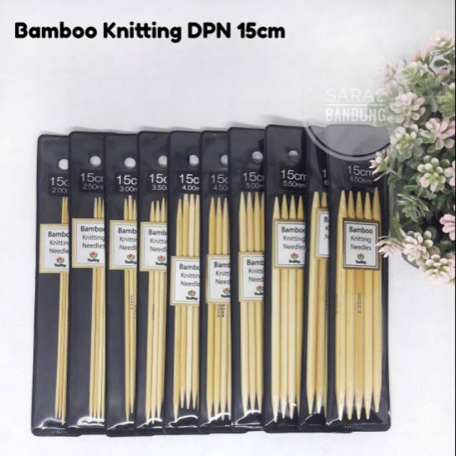 Tulip Bamboo Knitting DPN 15cm/Knitting Double