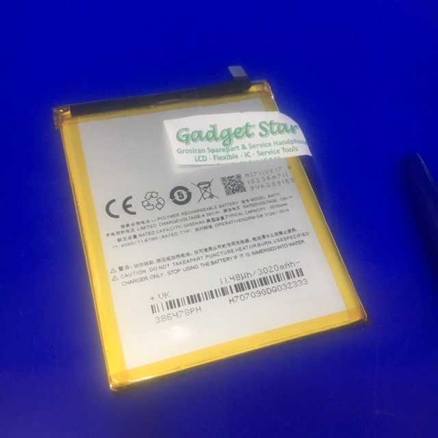 Batre BATERRY BATERAI Ori MEIZU M6 BA711 BA-711 BA 711