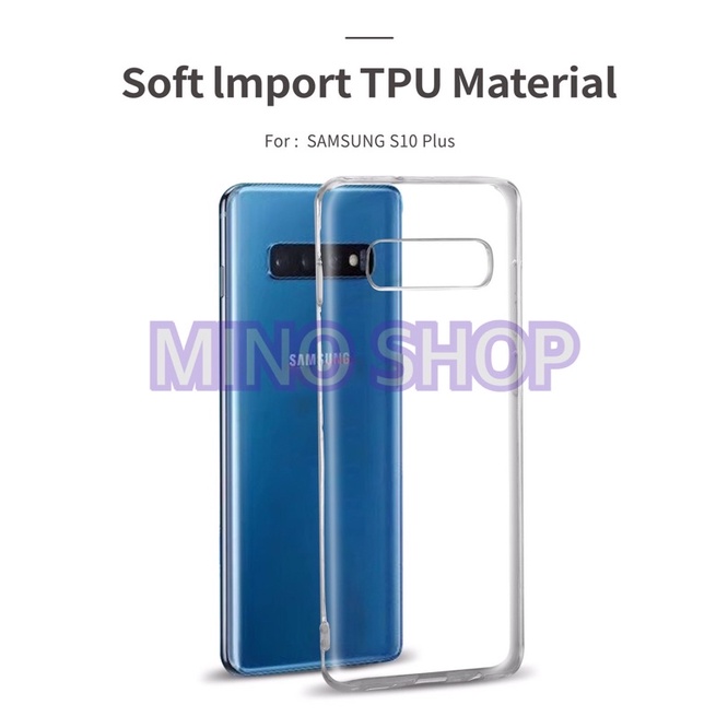 SOFTCASE TRANSPARAN SAMSUNG S10+ S10 PLUS PREMIUM CLEAR SOFT CASE