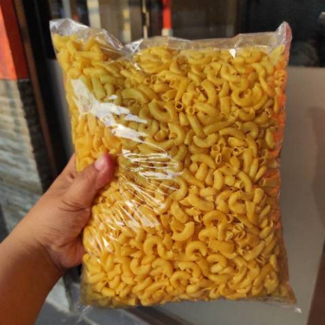 

[ DE VINCA ] Makaroni Mentah Kondang 1 Kg Makroni Goreng Tidak Mekar Cemilan Gak Ngembang Bantet