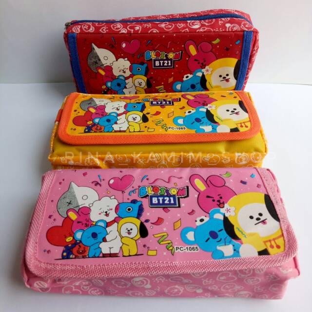 

Pecil case retlesting karakter BT 21