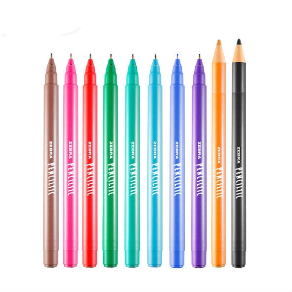 Zebra Penciltic Fineliner Pulpen Pen Warna