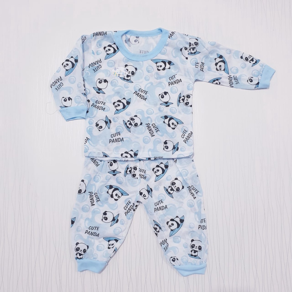 Baju Tidur Anak Lengan Panjang dan Celana Panjang 0-2 tahun Cyandclothing