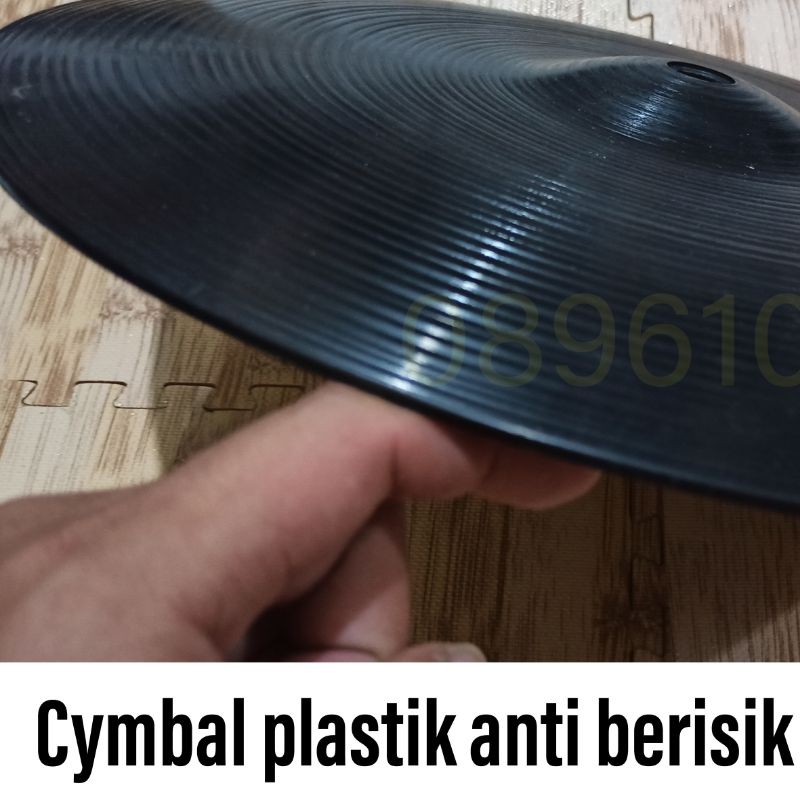 Cymbal Plastik uk.16" latihan drum anti berisik